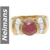 Image 1 : 3.15 ct Ruby & Diamond Ring 14kt Gold