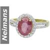 Image 1 : 2.42 ct Ruby & Diamond Ring 14kt Gold