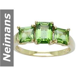 2.85 ct Green Apatite Ring 14kt Gold