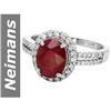 Image 1 : 2.42 ct Ruby & Diamond Ring 14kt Gold