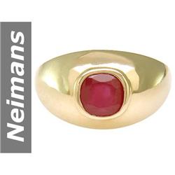 1.3 ct Ruby Ring 14kt Gold