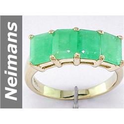2.88 ct Emerald Ring 14kt Gold