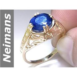 2.5 ct Sapphire Ring 14kt Gold