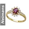 Image 1 : 0.85 ct Ruby & Diamond Ring 14kt Gold