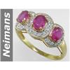 Image 1 : Charming 1.88 ct Ruby & Diamond Ring 14kt Gold No Res