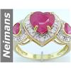 Image 1 : 4.7 ct Ruby & Diamond Ring 14kt Gold