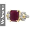 Image 1 : 4.18 ct Ruby & Diamond Ring 14kt Gold