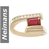Image 1 : 1.73 ct Ruby & Diamond Ring 14kt Gold