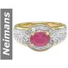 Image 1 : 2.02 ct Ruby & Diamond Ring 14kt Gold