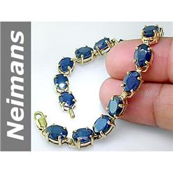 24 ct Sapphire Bracelet 14kt Gold
