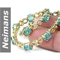 10.8 ct Apatite Bracelet 14kt Gold