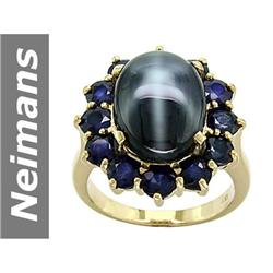 13 ct Sapphire & Star Sapphire Ring 14kt Gold