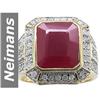 Image 1 : 6.58 ct Ruby & Diamond Ring 14kt Gold