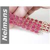 Image 1 : 79.8 ct Ruby Bracelet 14kt Gold