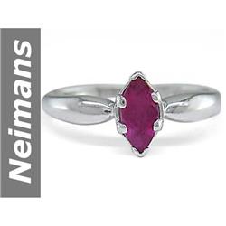 0.65 ct Ruby Ring 14kt Gold