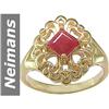 Image 1 : 0.85 ct Ruby Ring 14kt Gold