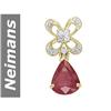 Image 1 : 3.00 ct Ruby & Diamond Pendant 14kt Gold
