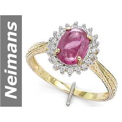 1.6 ct Ruby & Diamond Ring 14kt Gold