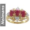 Image 1 : 1.91 ct Ruby & Diamond Ring 14kt Gold