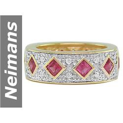 2.78 ct Ruby & Diamond Ring 14kt Gold