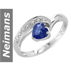 .75 ct Sapphire & Diamond Ring 14kt Gold