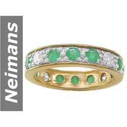 1.6 ct Emerald Ring 14kt Gold