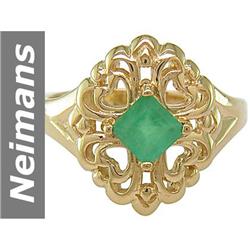 .75 ct Emerald Ring 14kt Gold