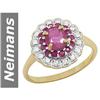 Image 1 : 1.69 ct Ruby & Diamond Ring 14kt Gold