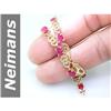 Image 1 : 7.2 ct Ruby Bracelet 14kt Gold