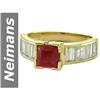 Image 1 : 2.55 ct Ruby & Diamond Ring 14kt Gold
