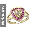 Image 1 : 0.81 ct Pink Sapphire & Ruby Ring 14kt Gold