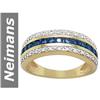 Image 1 : 0.78 ct Sapphire & Diamond Ring 14kt Gold
