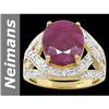 Image 1 : 6.24 ct Ruby & Diamond Ring 14kt Gold