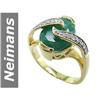 Image 1 : 5.39 ct Emerald & Diamond Ring 14kt Gold