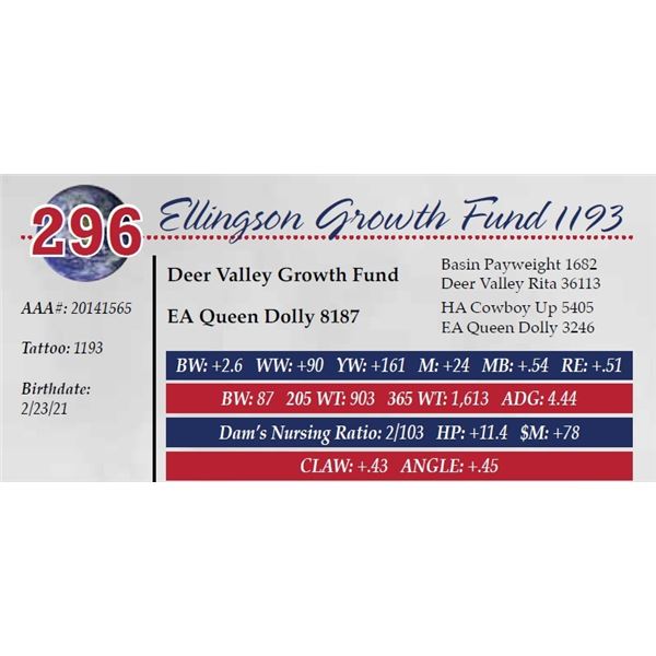 ELLINGSON GROWTH FUND 1193