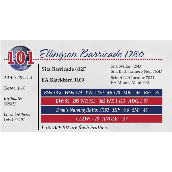 ELLINGSON BARRICADE 1780