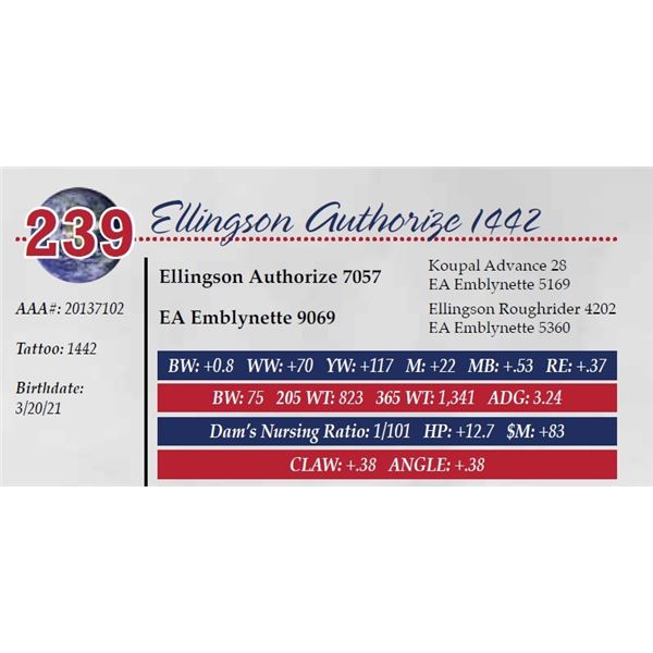 ELLINGSON AUTHORIZE 1442