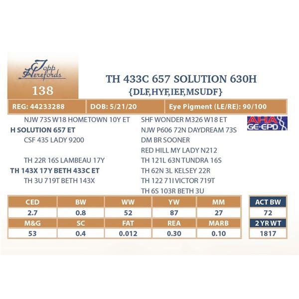 TH 433C 657 SOLUTION 630H