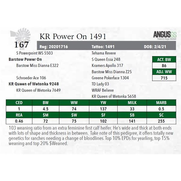 KR Power On 1491