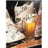 Image 2 : LA LAKERS MULTI SIGNED AND FRAMED BUD LIGHT POSTER (DGL COA)