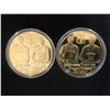 Image 2 : KOBE BRYANT GOLD PLATED NOVELTY COIN LOT