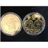 Image 2 : KOBE BRYANT GOLD PLATED NOVELTY COIN LOT