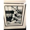 Image 2 : VINTAGE FRAMED BASEBALL PHOTO LOT (RUTH, AARON)