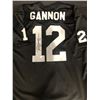 Image 1 : PAUL GANNON SIGNED LA RAIDERS JERSEY (GLOBAL COA)
