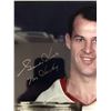 Image 2 : GORDIE HOWE SIGNED 11X14 PHOTO DISPLAY (PASTIME COA)