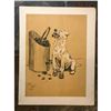 Image 2 : Early 1900's Lithograph, A Dog Day
