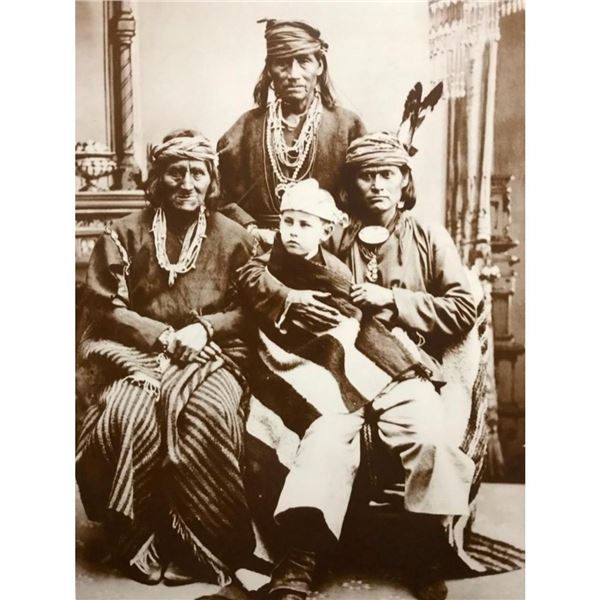Zuni Bow Priests Sepia Photo Print