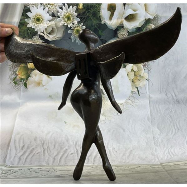 Limited Edition Abstract Angel Bronze Sculpture