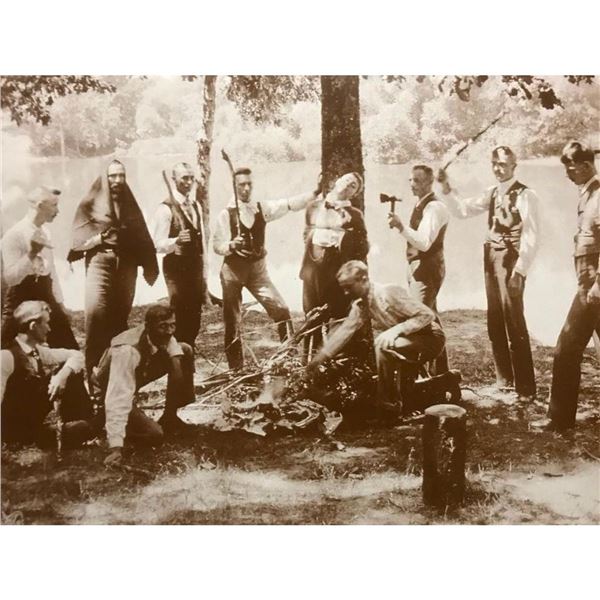 1890's Men Portraying "Wild Indians" Photo Print