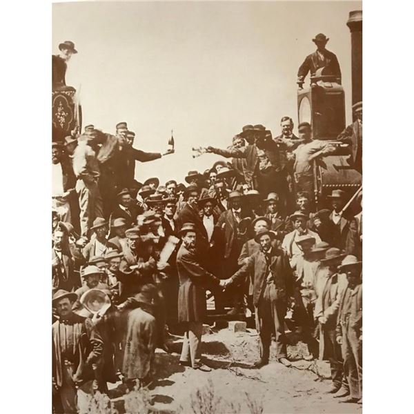 Engineers at Joining of Union and Pacific Railroads
